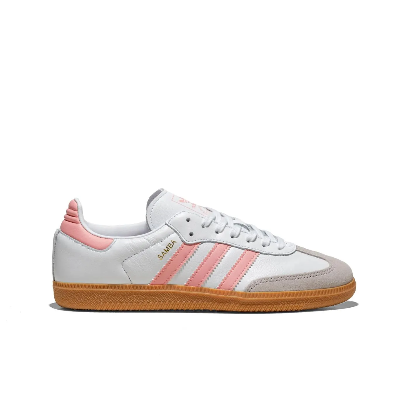 Flexible Wear March Step Adidas Originals Samba OG J Ftwr White/Semi Pink Spark/Gum
