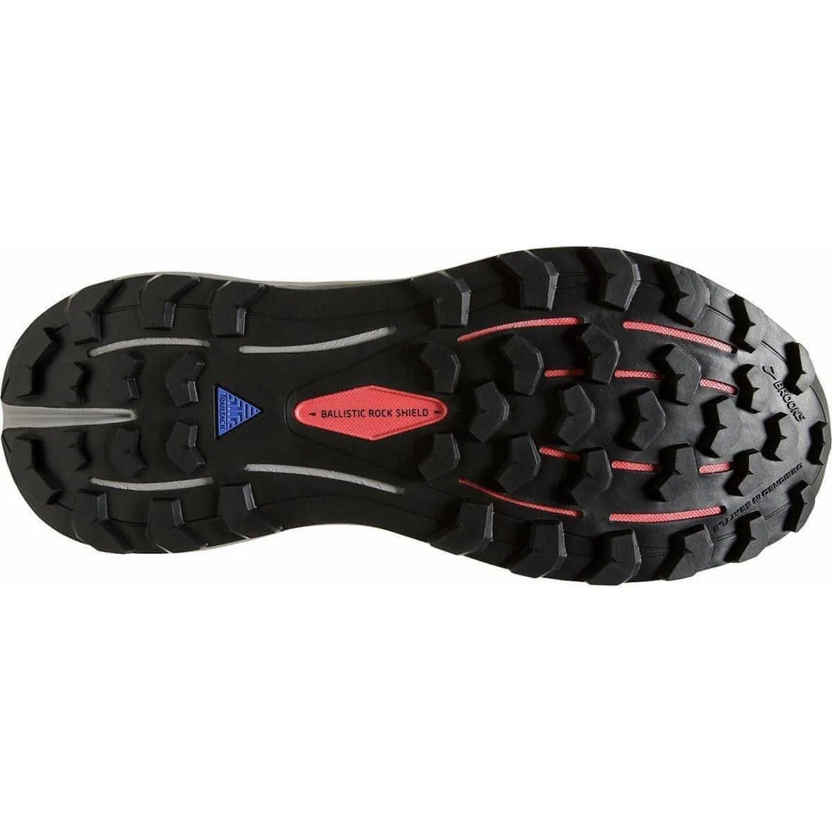 rigid insole shoes flat feet shoes Brooks Cascadia 16 GORE-TEX Womens Trail Running Shoes - Black