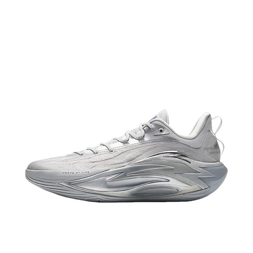 Bonded Synthetic Overlays Anta Shock Wave 7 Pro - Silver