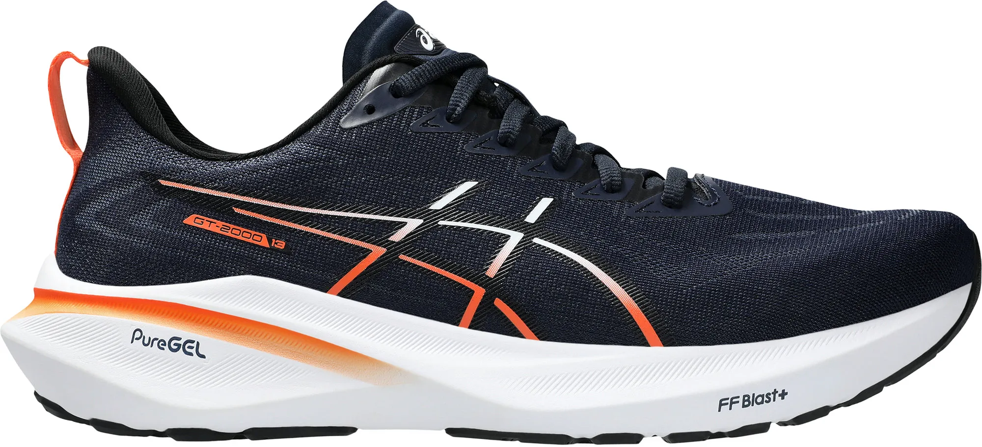 neutral - arch - feature shoes Fitness accessory Asics GT 2000 13 Mens Running Shoes - Blue