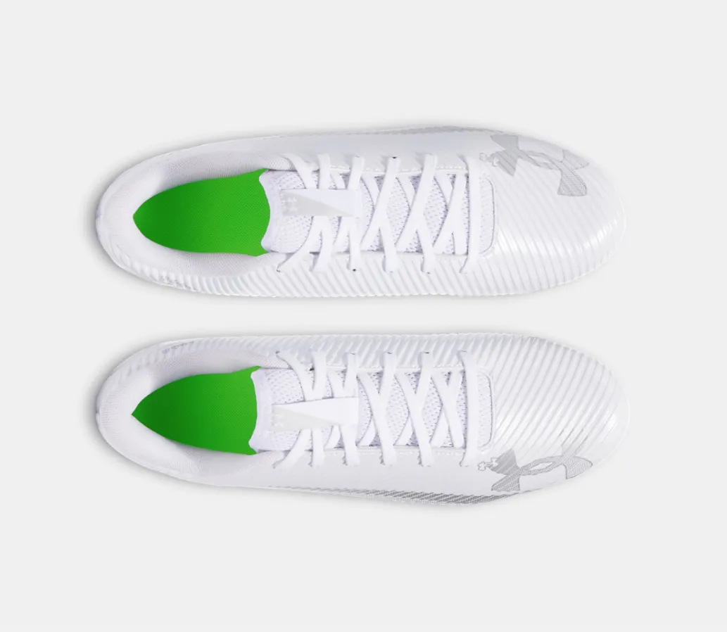 Rapid pace Under Armour Blur Select Football Cleats | White
