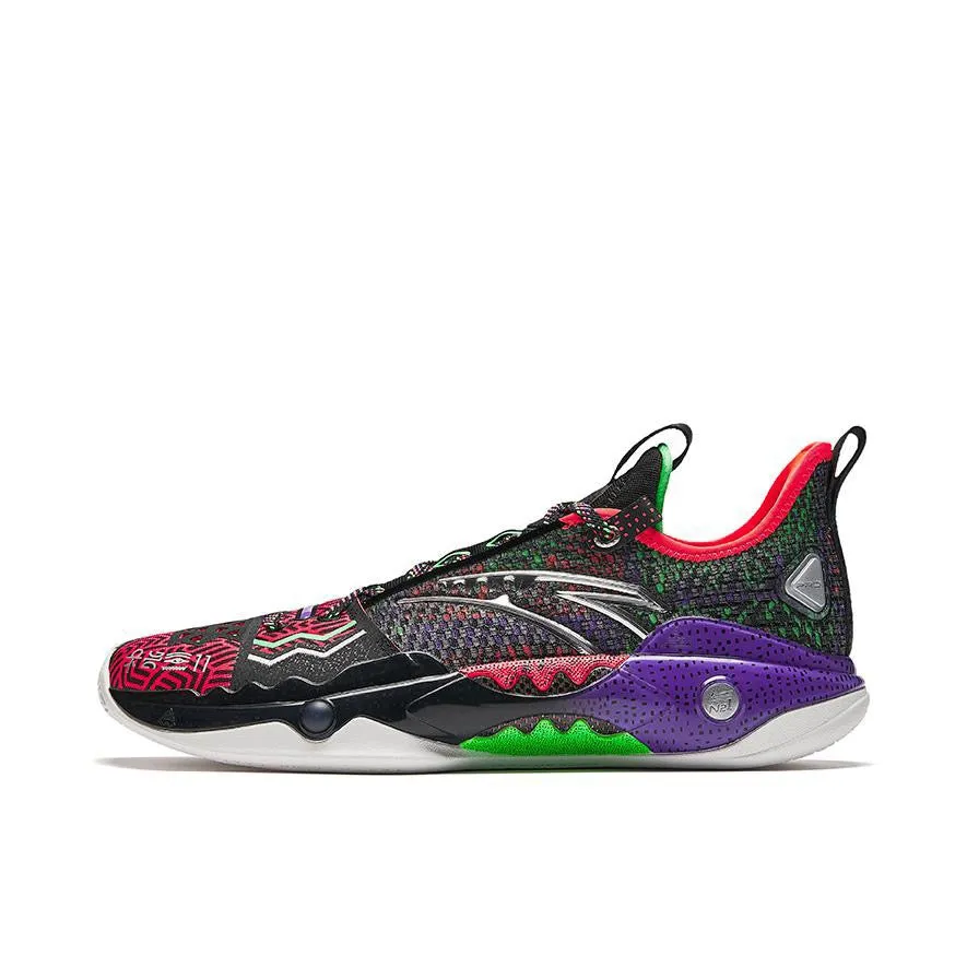 Neutral Stance Quick Pivot Anta Shock Wave 5 Pro  - Black History Month