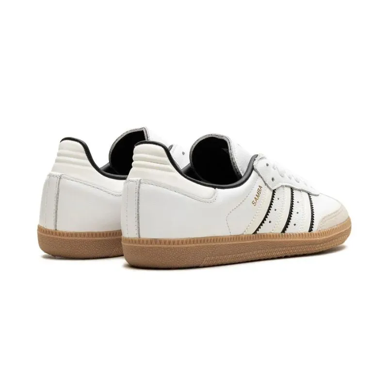 adidas Samba OG cloud white/off white/core black Smooth Flex Sleek Aesthetic