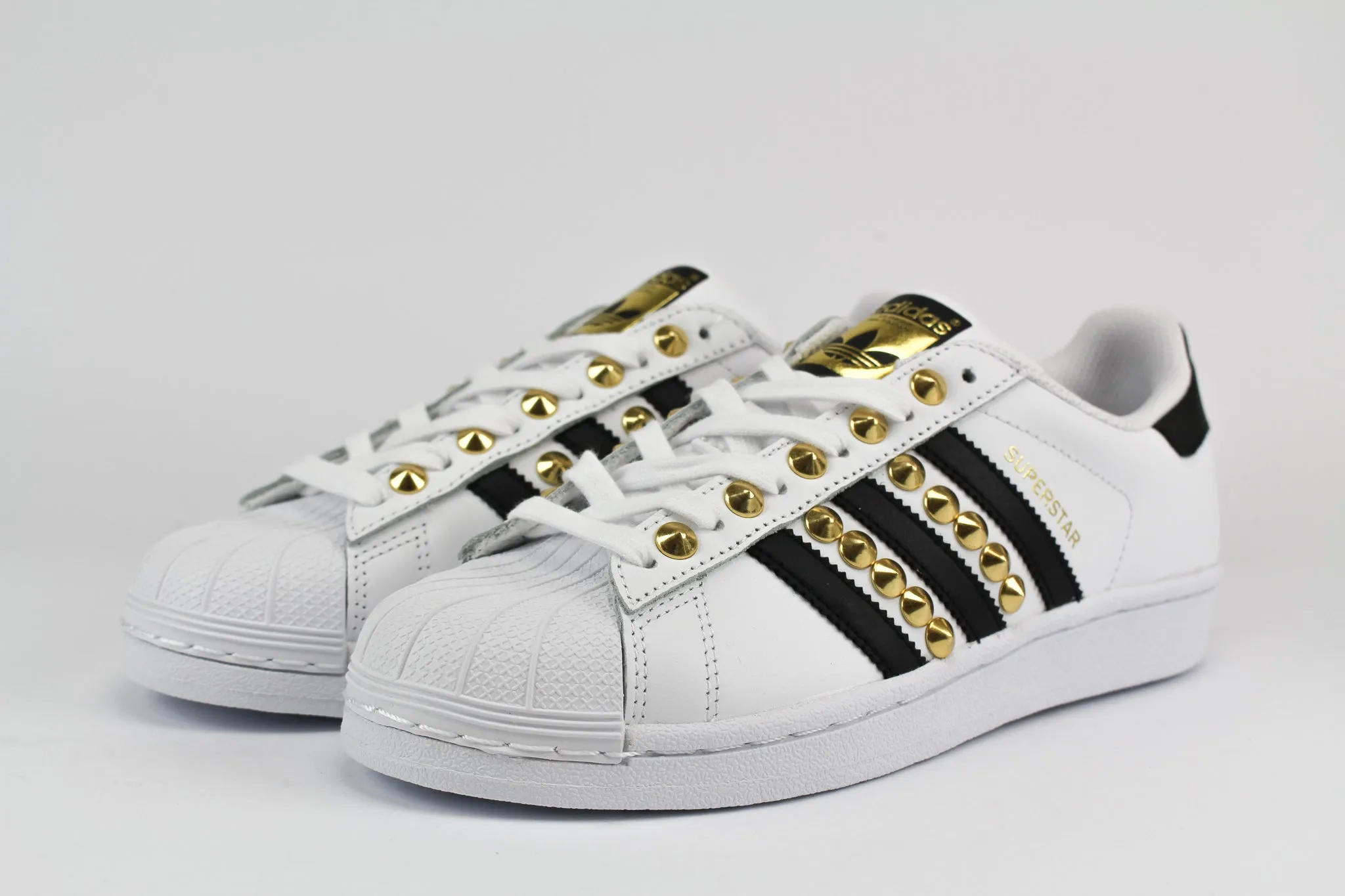 Knit Design Wind Jog Adidas Superstar Classic Black & Borchie Oro