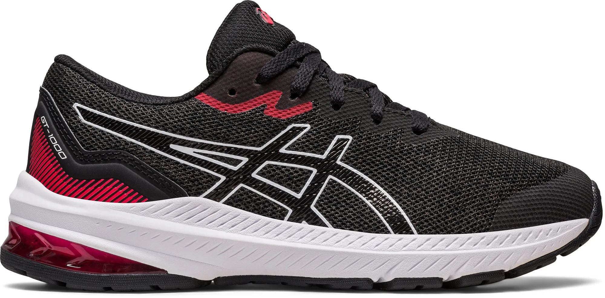 Asics GT 1000 11 GS Junior Running Shoes - Black simple design shoes
