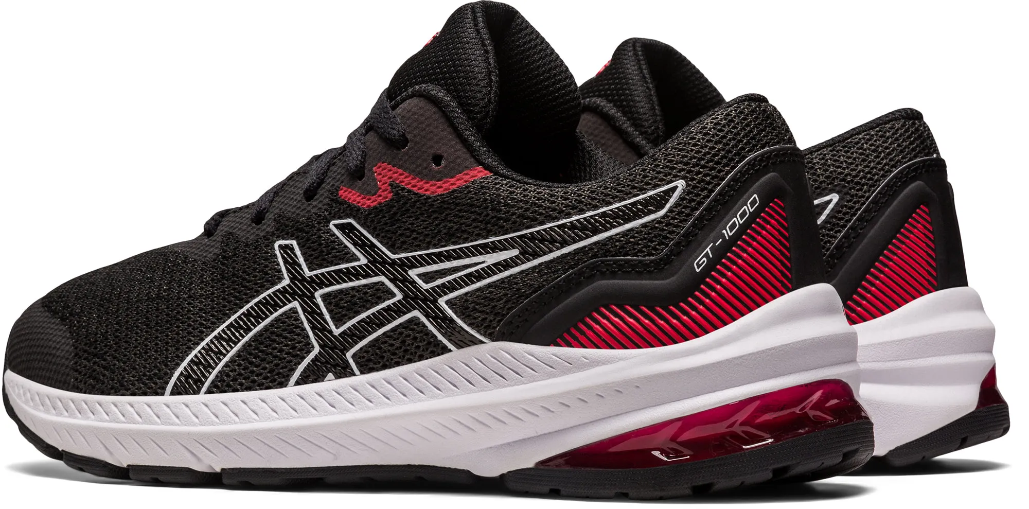 Asics GT 1000 11 GS Junior Running Shoes - Black ground - feel - feature shoes