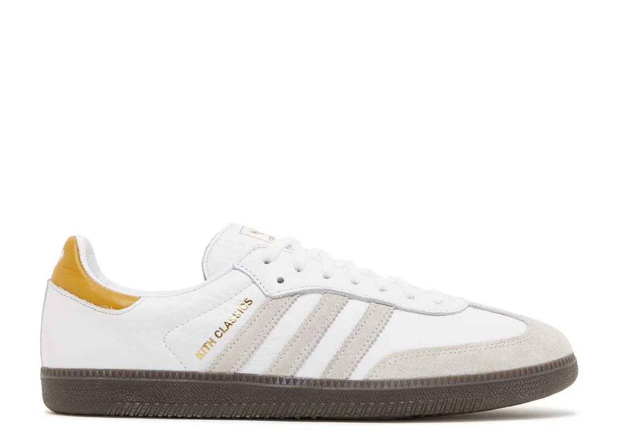 Adidas Samba OG Kith Classics White Mango Low Profile Breathable Fit