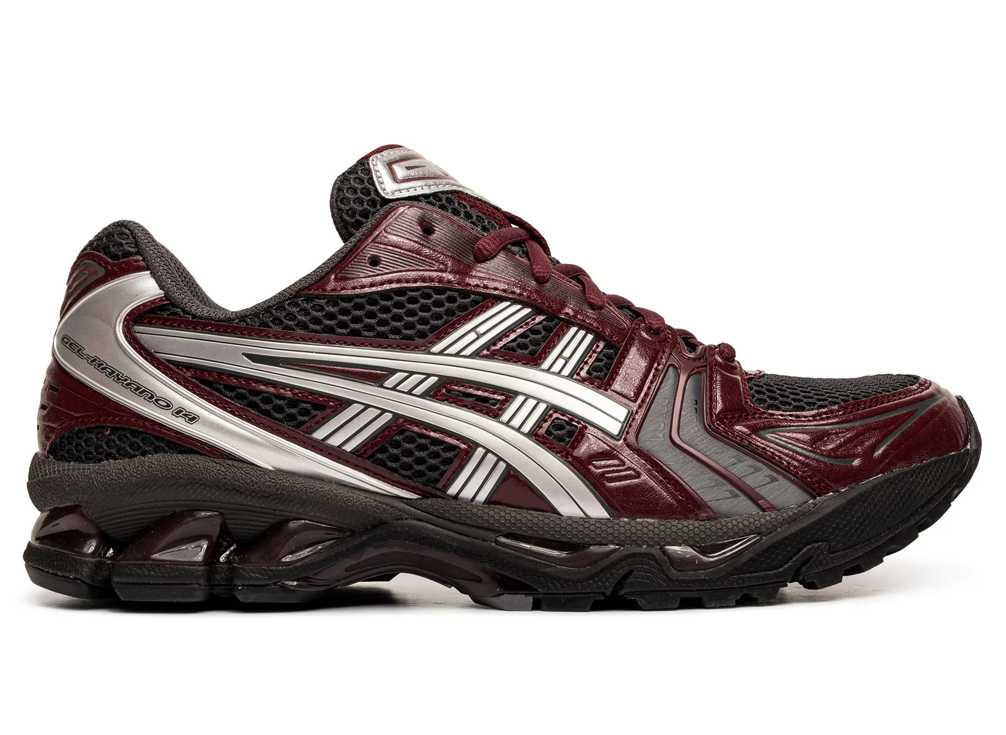 hand - washable shoes baggy running option Asics Gel-Kayano Obsidian Grey / Pure Silver 14 xld