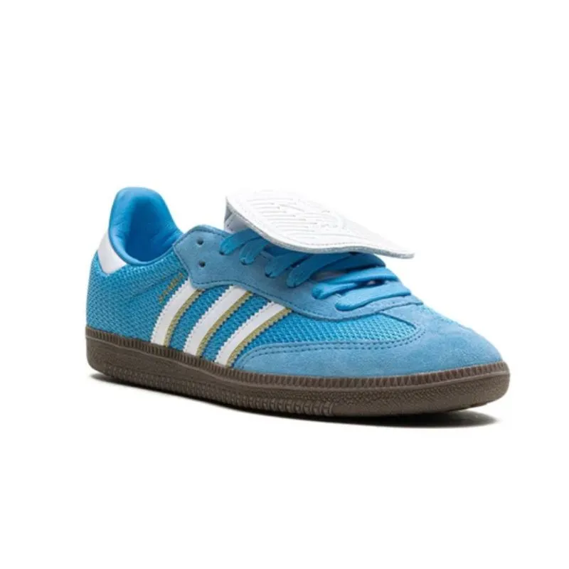 Wild Hike Heel Hug Adidas Samba LT Semi Blue Burst
