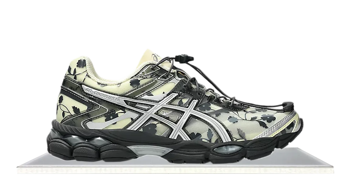 ASICS Gel-Cumulus 16 Cecilie Bahnsen Floral Pack Ivory Black Toe box padding