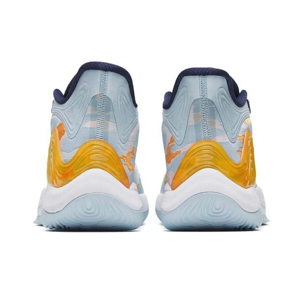 Sneakers Trendy Grounded Stability Anta KT "The Mountain 2.0" Light blue/Orange