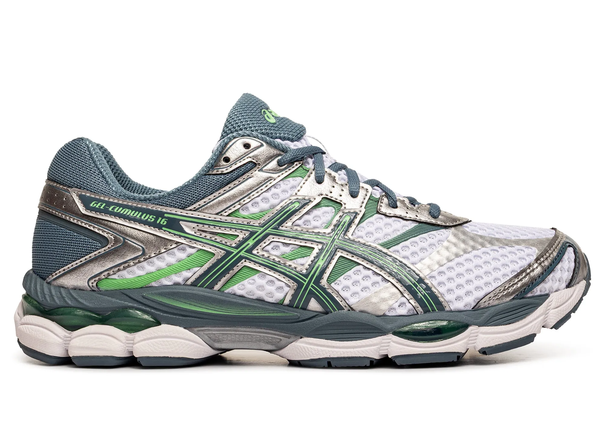 Asics Gel-Cumulus White / Ironclad 16 xld Stride Synchronization Tech