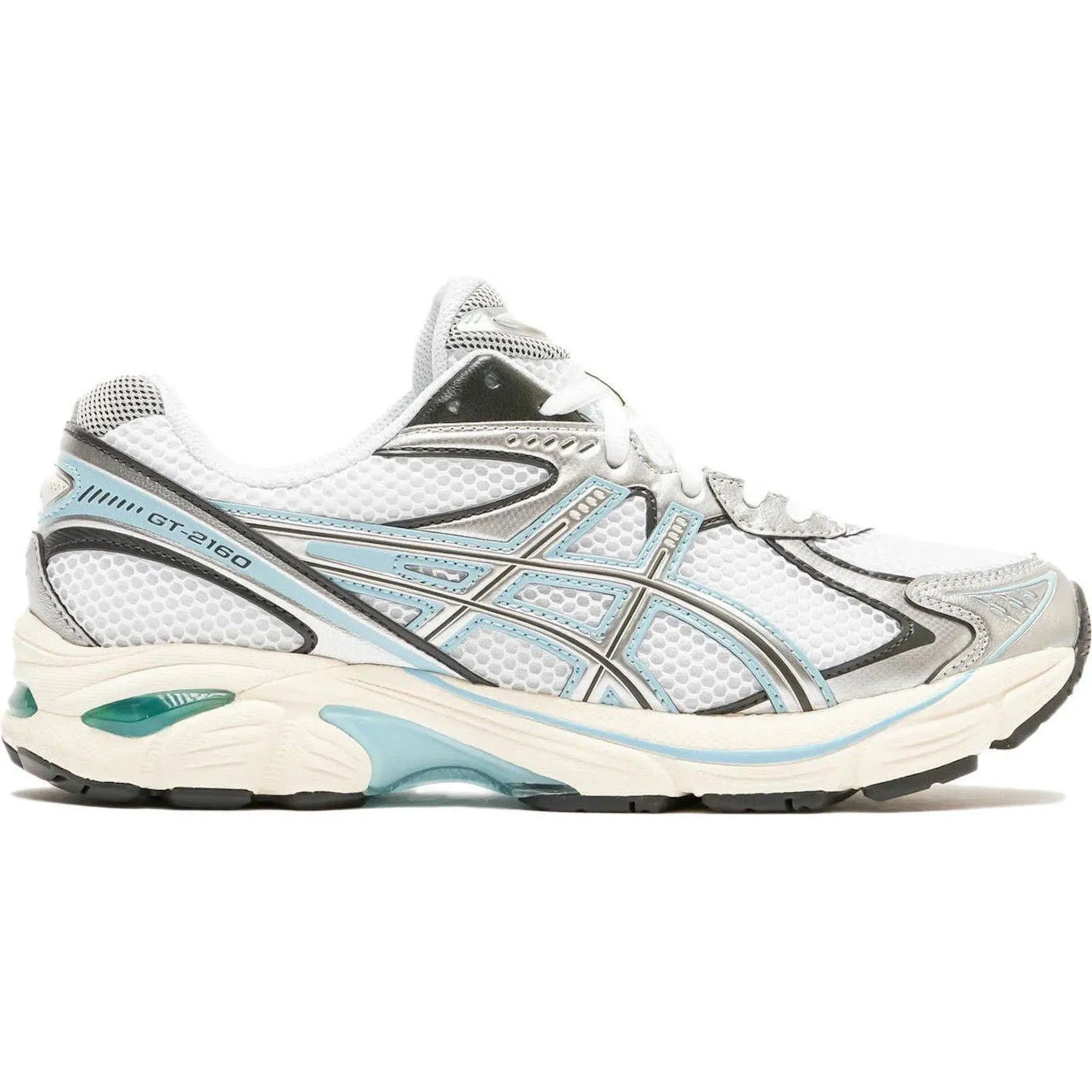 ASICS GT-2160 White Pure Silver fast - paced running shoes