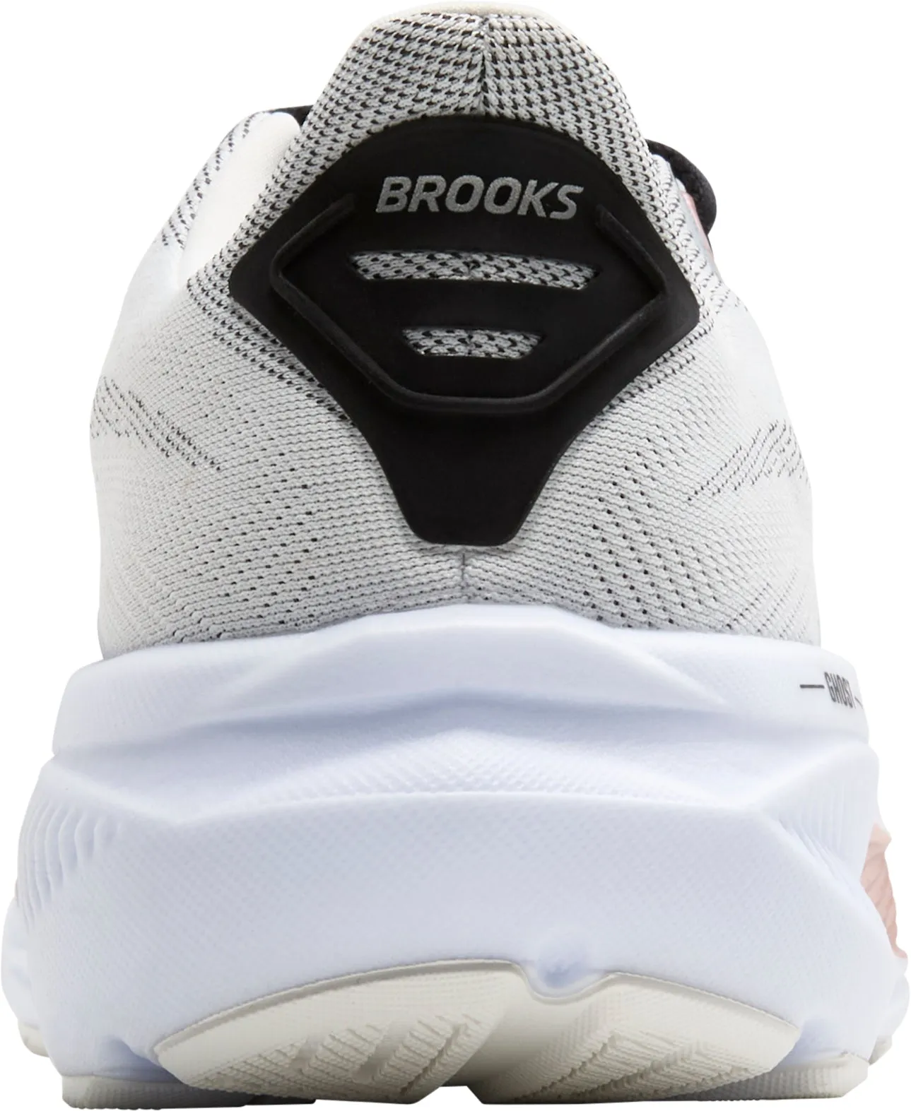 Brooks Ghost 17 Womens Running Shoes - White Orthotic Compatible All Weather Performance