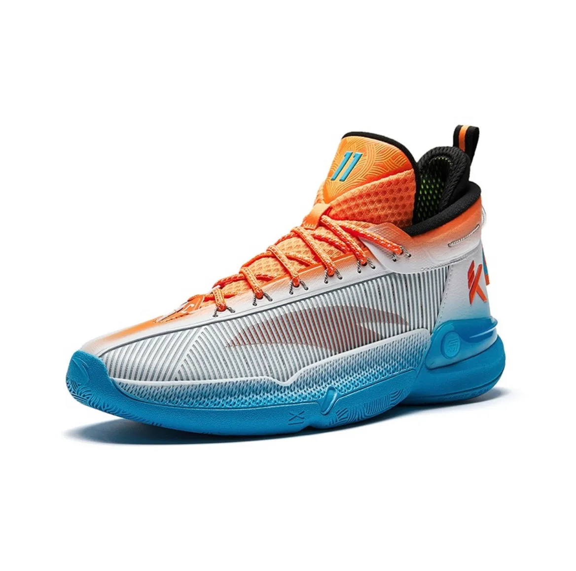 Anta Klay Thompson Kt9 - Bay Area Fog Hexagonal Traction Pattern