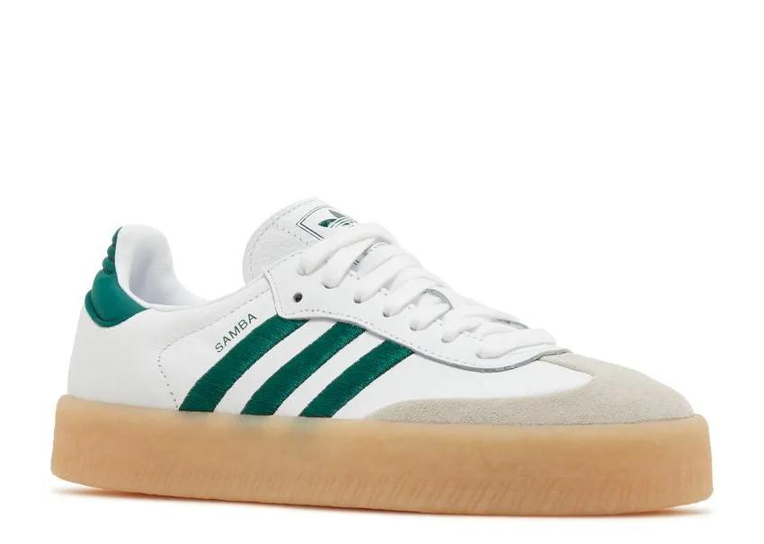 Adidas Sambae White Collegiate Green Gum Daily Fit