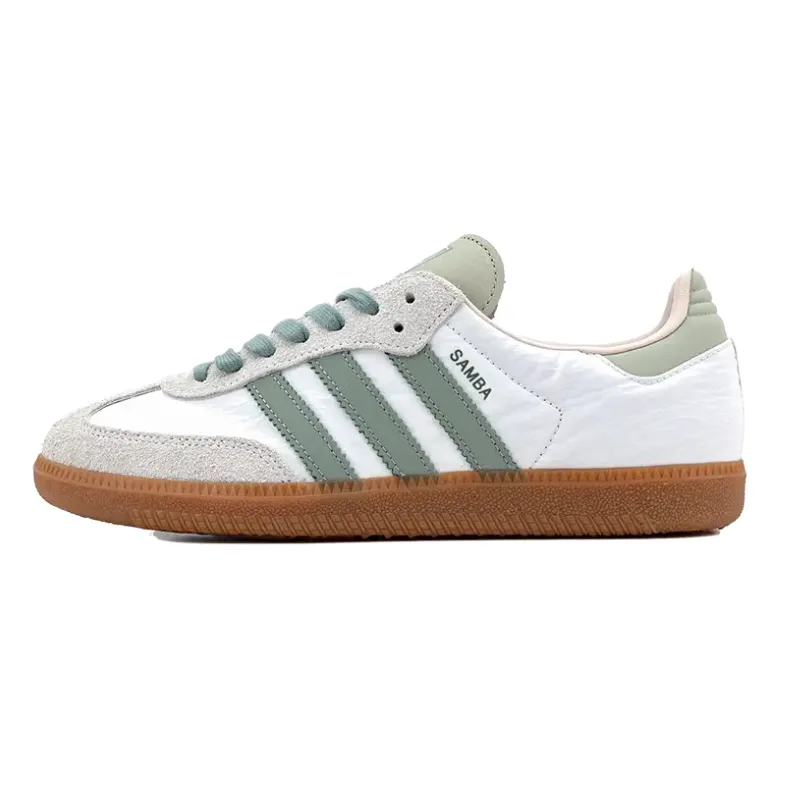Chill Walk Adidas Samba OG Cloud White Silver Green