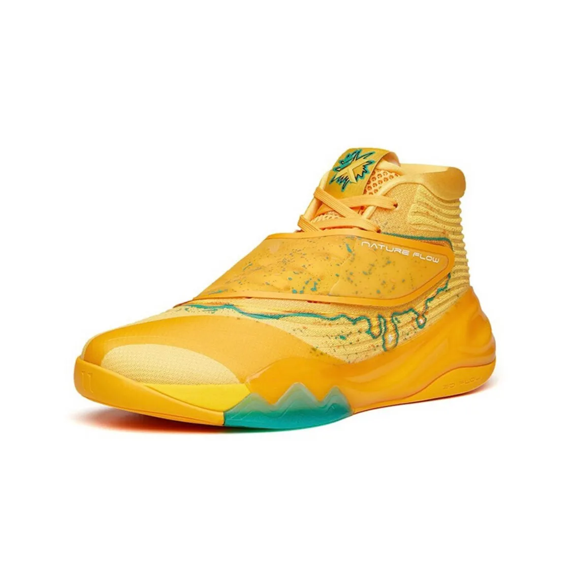 Flex Zone Grooves Anta Men's Klay Thompson Kt6 "Lemon" High Basketball Shoes
