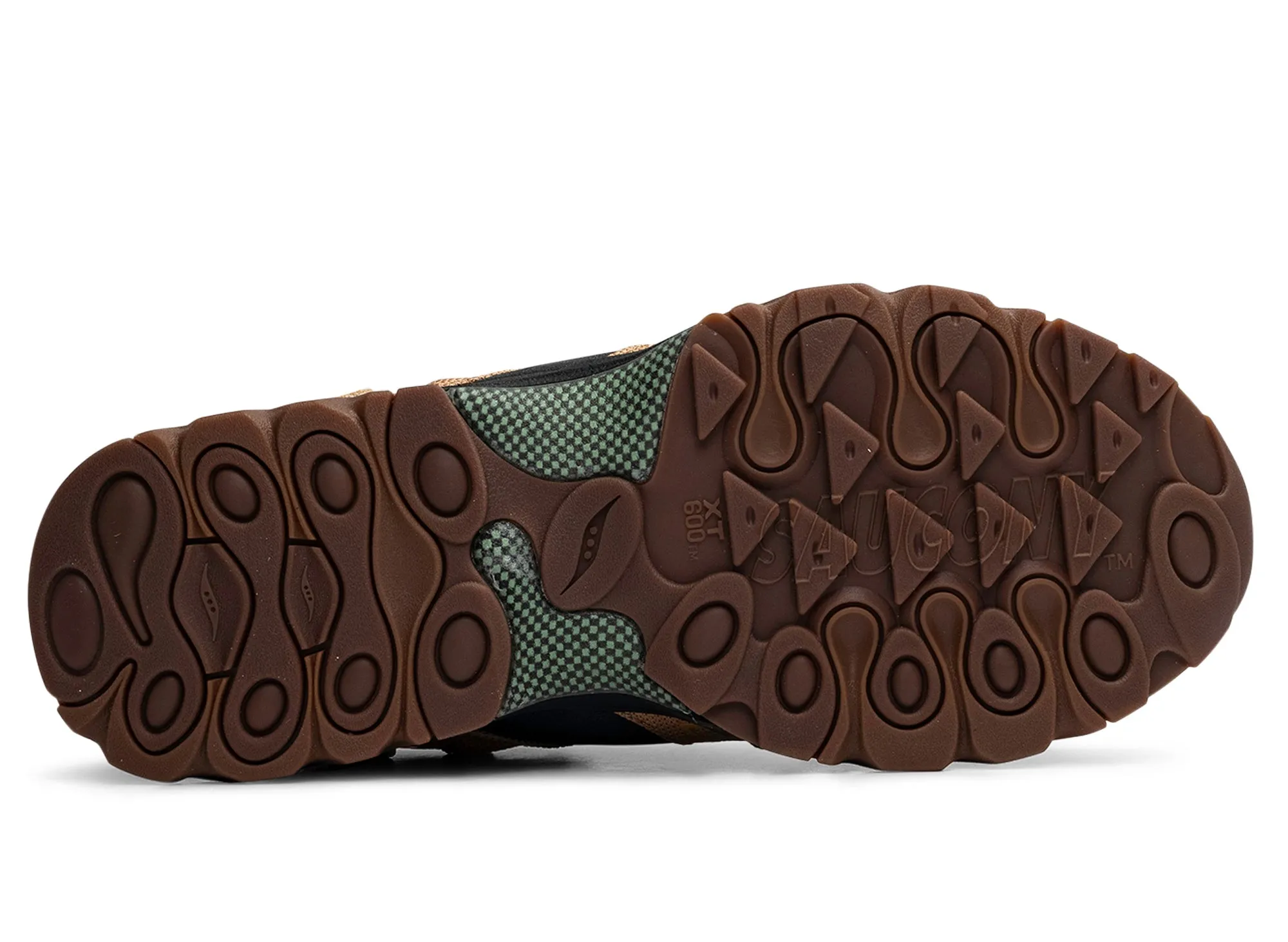 Saucony Matrix x Colour Plus Co. running shoes with traction pattern
