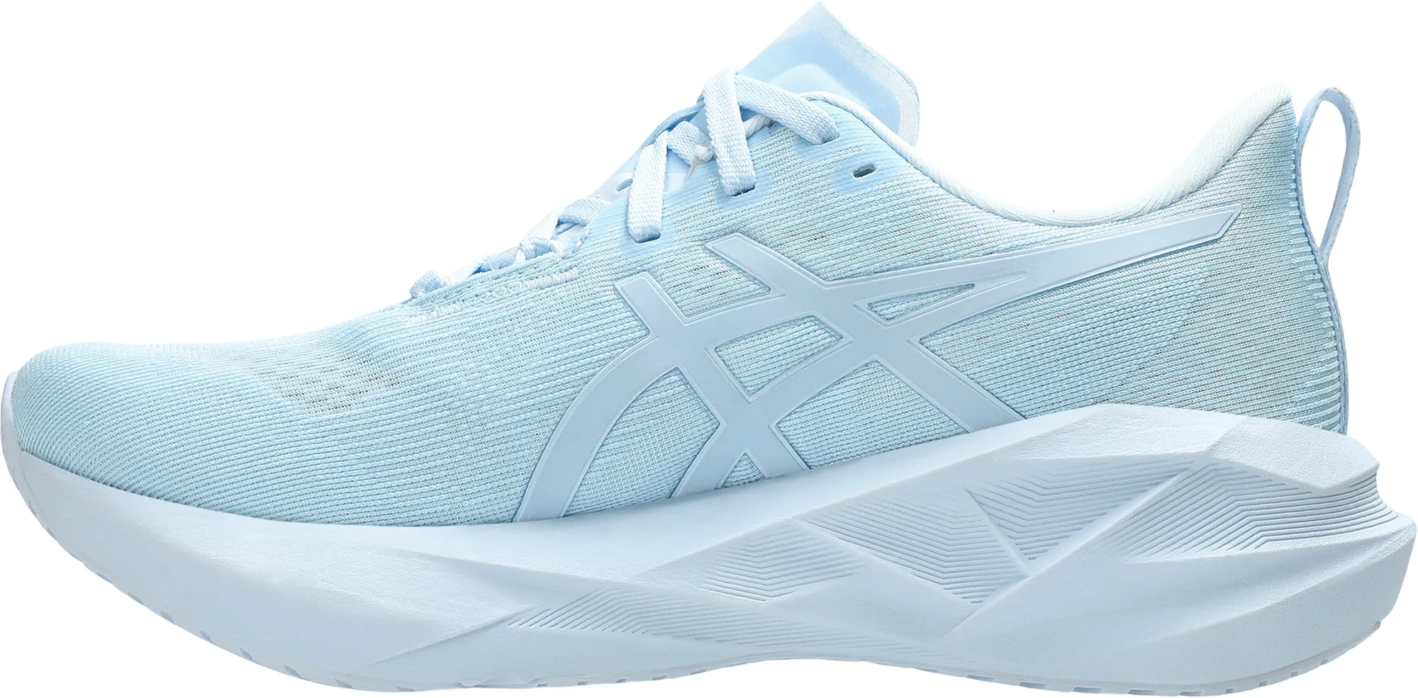 React neutral colored shoes Asics NovaBlast 5 Lite-Show Womens Running Shoes - Blue