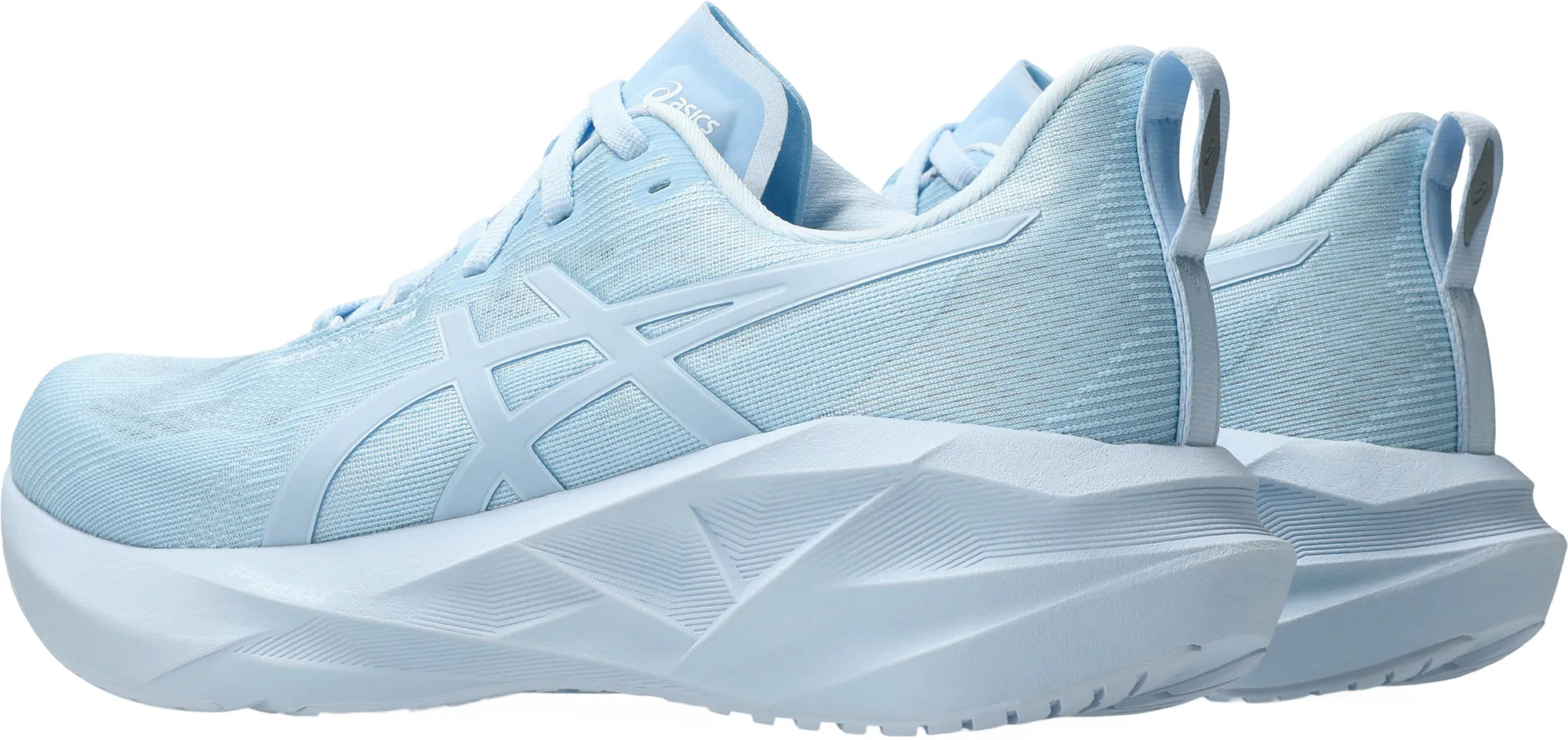 Asics NovaBlast 5 Lite-Show Womens Running Shoes - Blue Pressure Distribution Insole Lightweight Foam Core