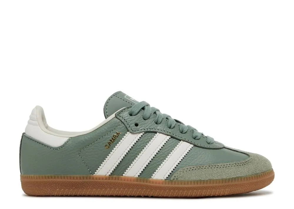 Adidas Samba OG Silver Green Gum Valley Step