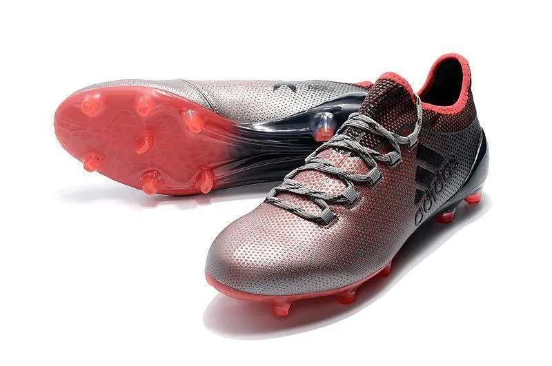 Defense Ready Dry Ground New Adidas X Series FG TPU Soccer Cleats Shoes Light Red Black