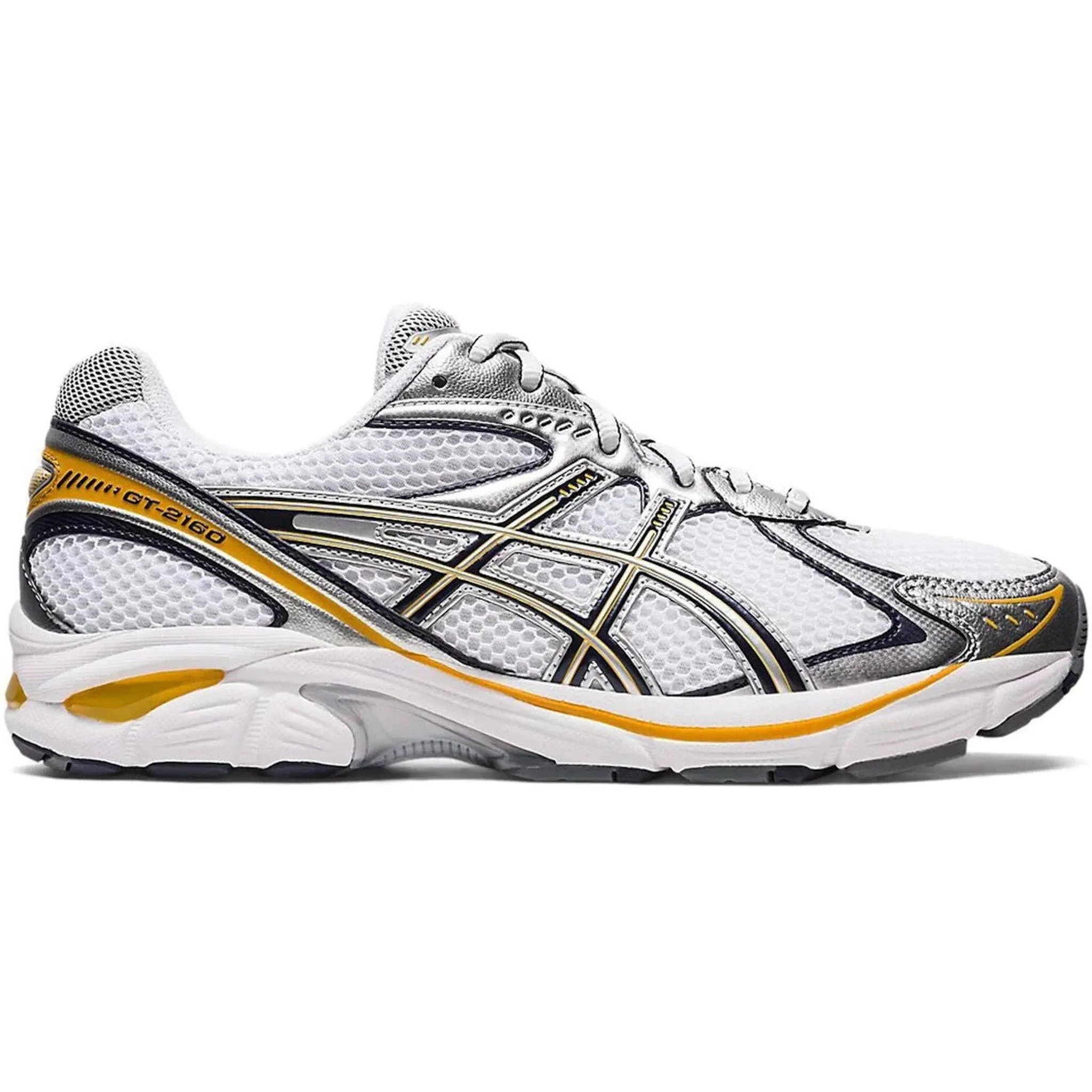 ASICS GT-2160 White Pure Silver Gold foam sole
