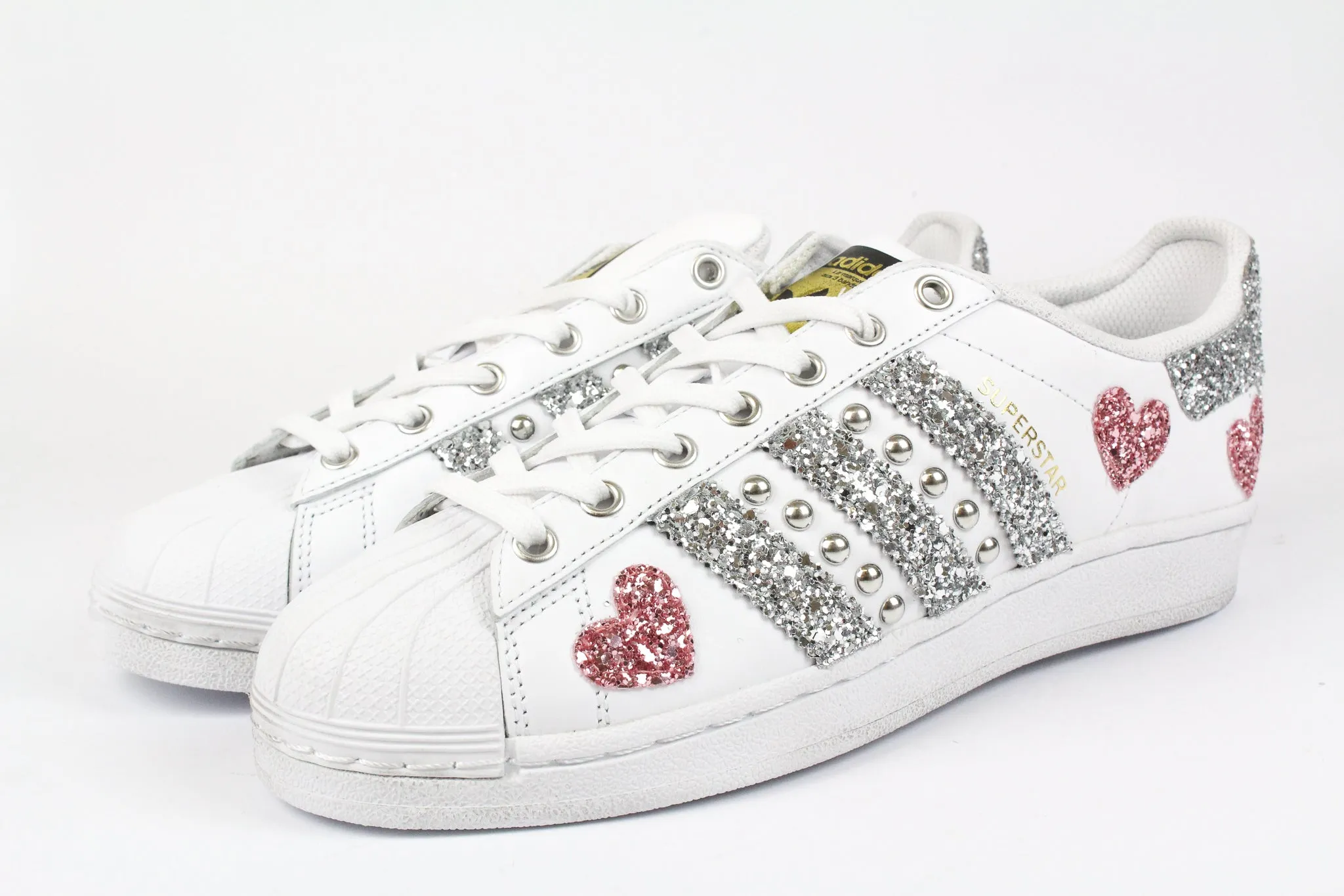 Adidas Superstar Borchie & Cuori Comfort Upper Material