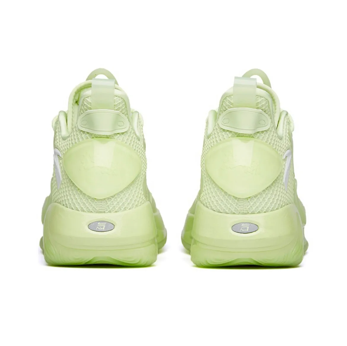 Maximum Speed Anta Men's Shock The Game 5.0 Crazy Tide 3.0 Pro Fluorescence Green