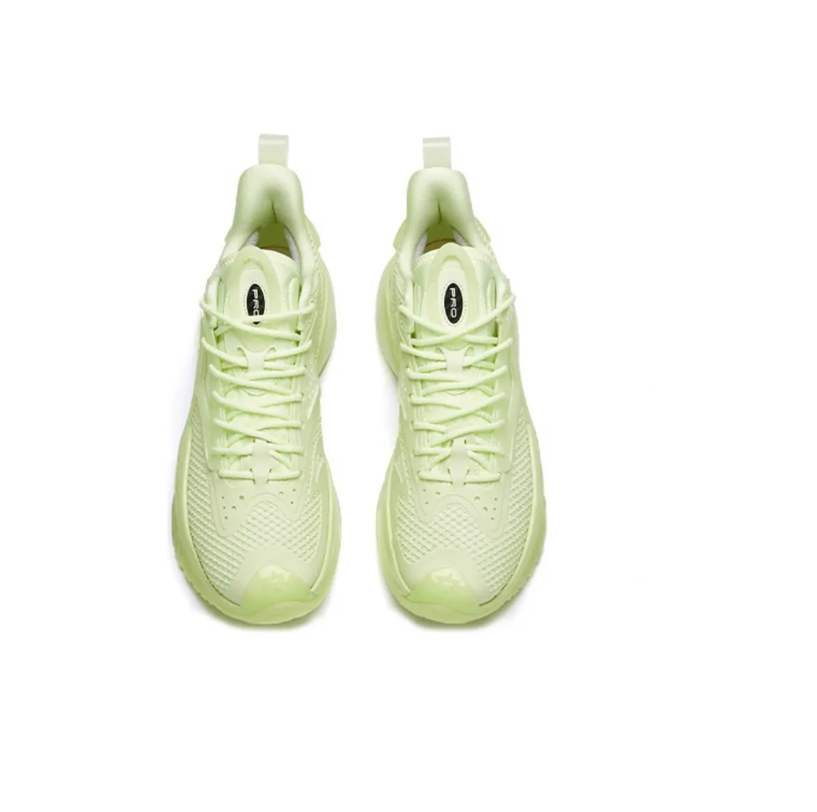 Flexible Arch Plate Multi Layer Upper Support Anta Men's Shock The Game 5.0 Crazy Tide 3.0 Pro Fluorescence Green