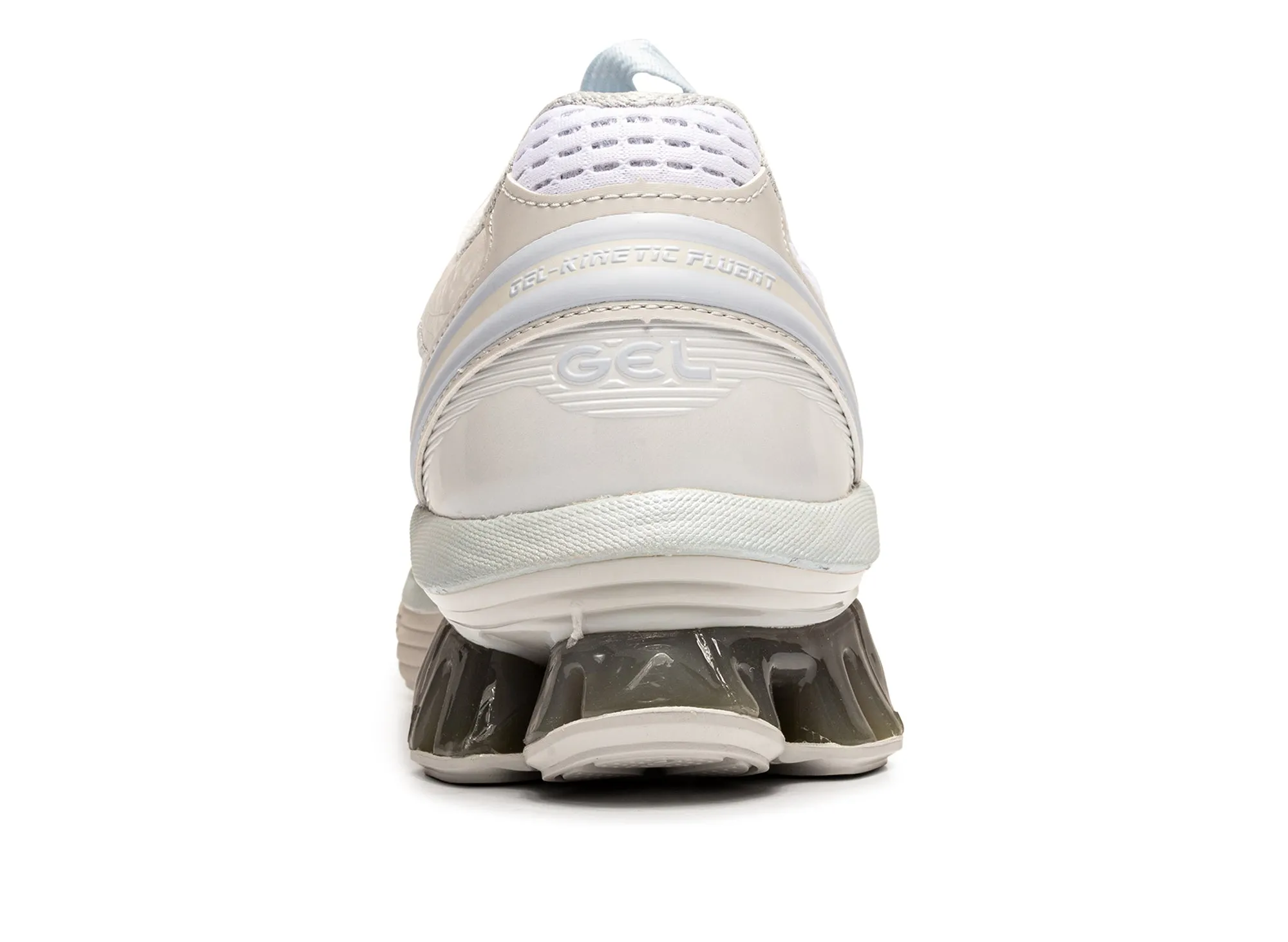 running for mental clarity Athletic Performance Asics US6-S Gel-Kinetic Fluent 'Glacier Grey / Soft Sky'
