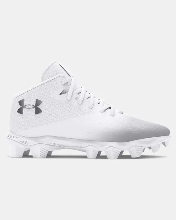 Under Armour Spotlight Franchise 4 RM Cleats | White Urban Sleek Core Flex