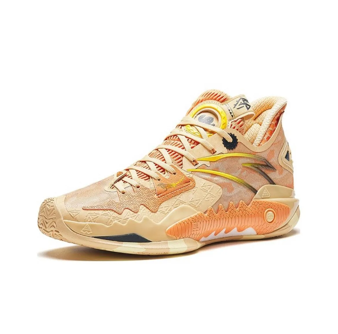Anta Shock Wave 5 - Sand Lizard Composite Upper Material Cross Move