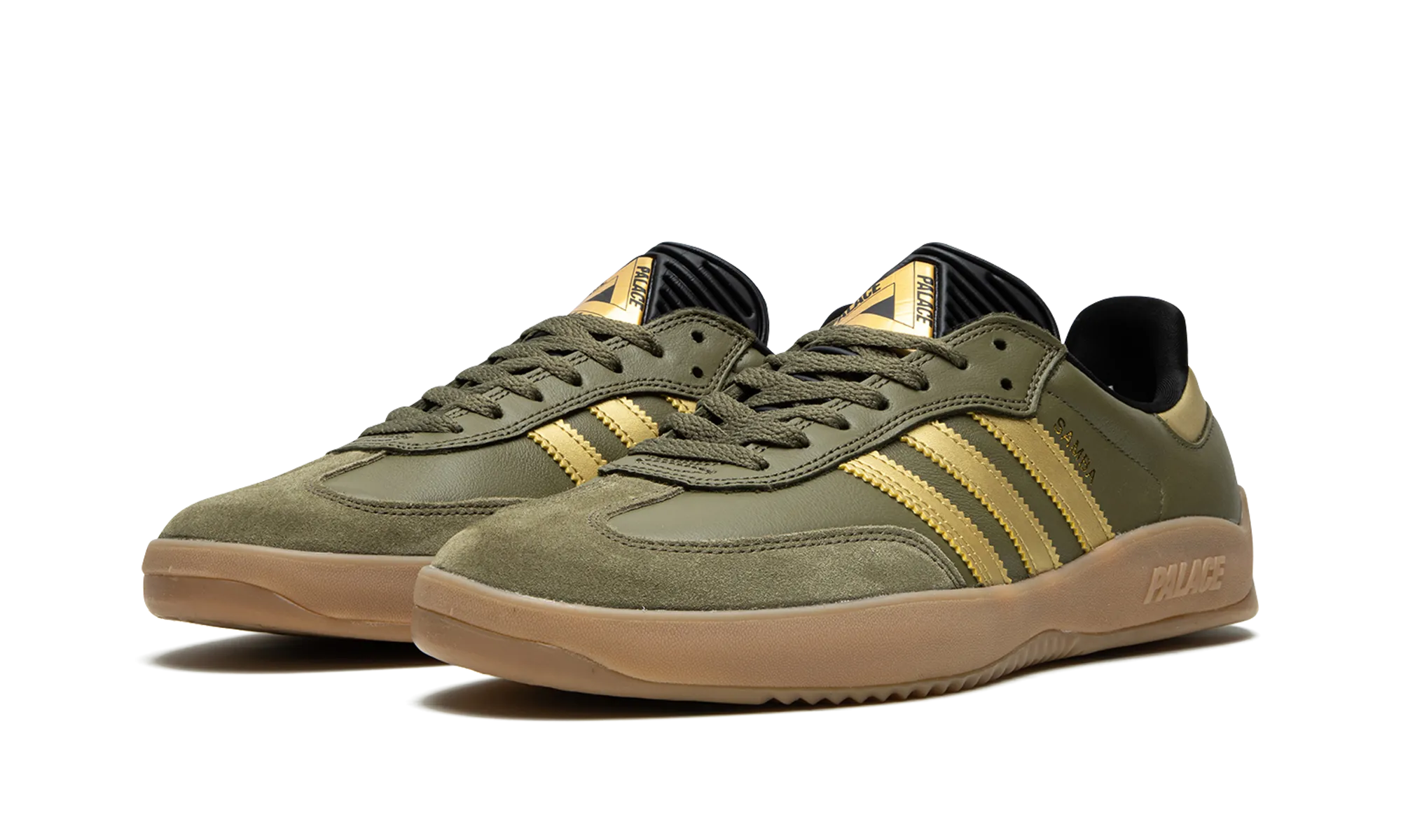 Puig Samba "Palace - Olive Gold" Pause Step ShockAbsorbingSole