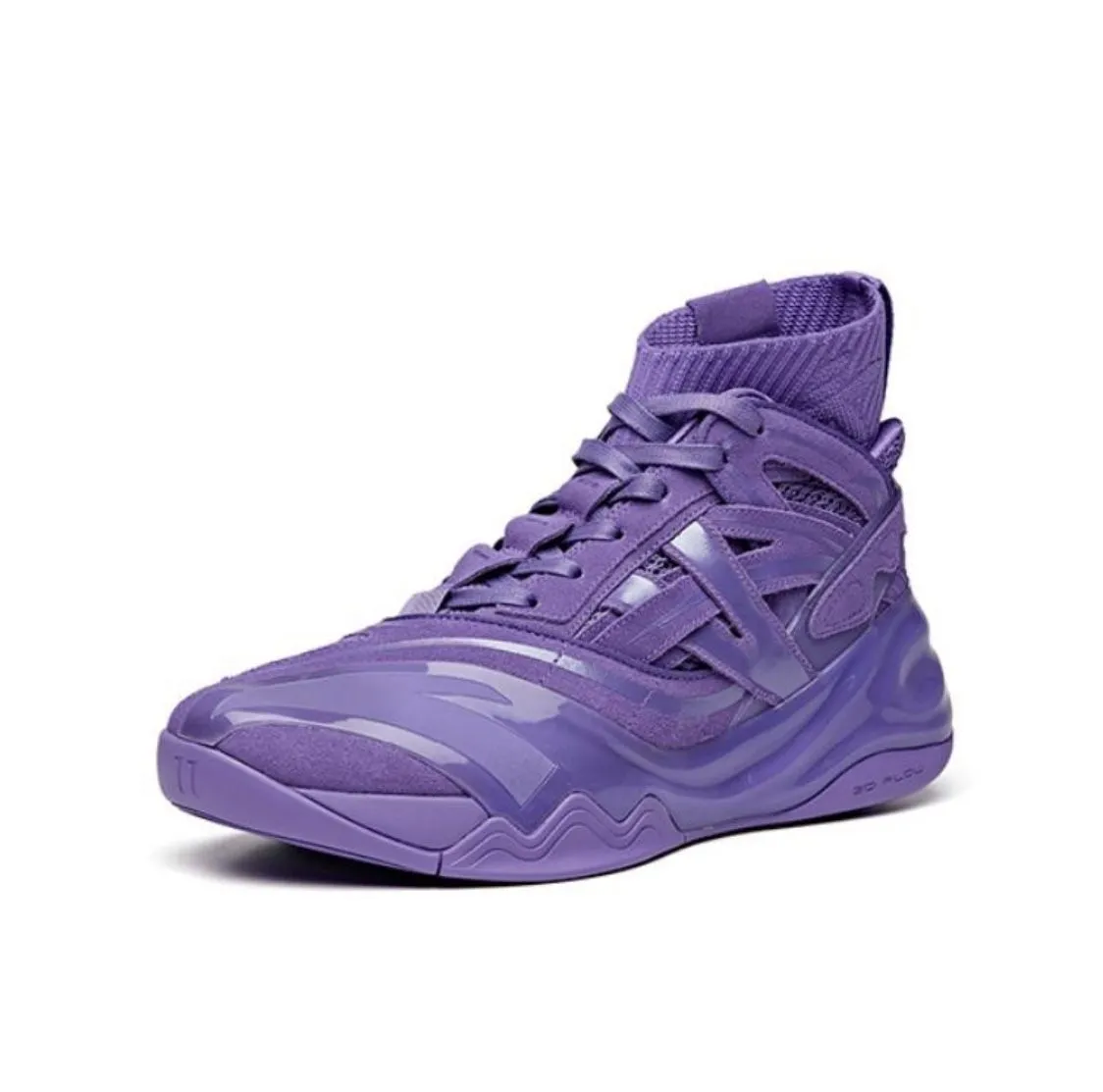 Reinforced Eyelets Marvel x Anta Klay Thompson Kt6 - Venom Purple