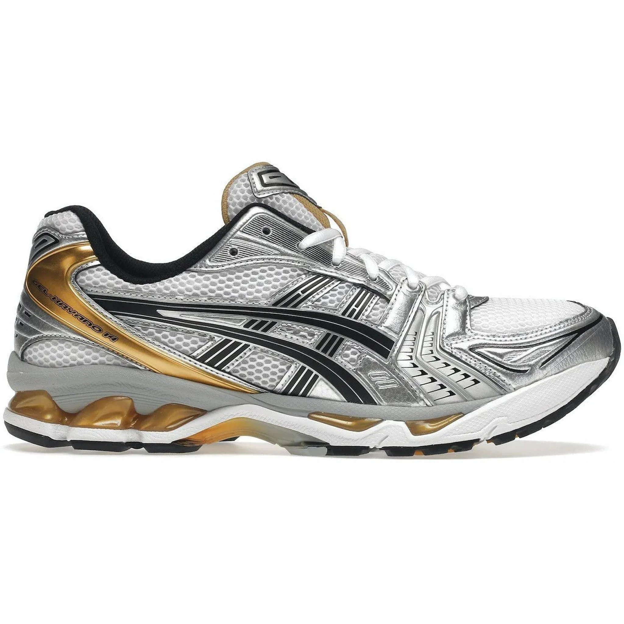 Enhanced Durability Light color option ASICS Gel-Kayano 14 White Pure Gold