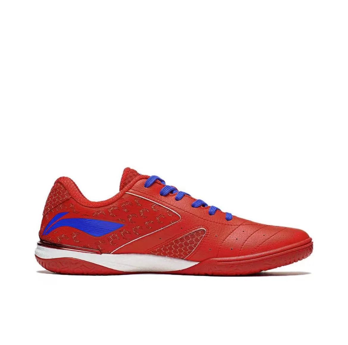 Liang Jingkun x Li Ning Professional Table Tennis Shoes - Blue/Red orthopedic Rebound Foam