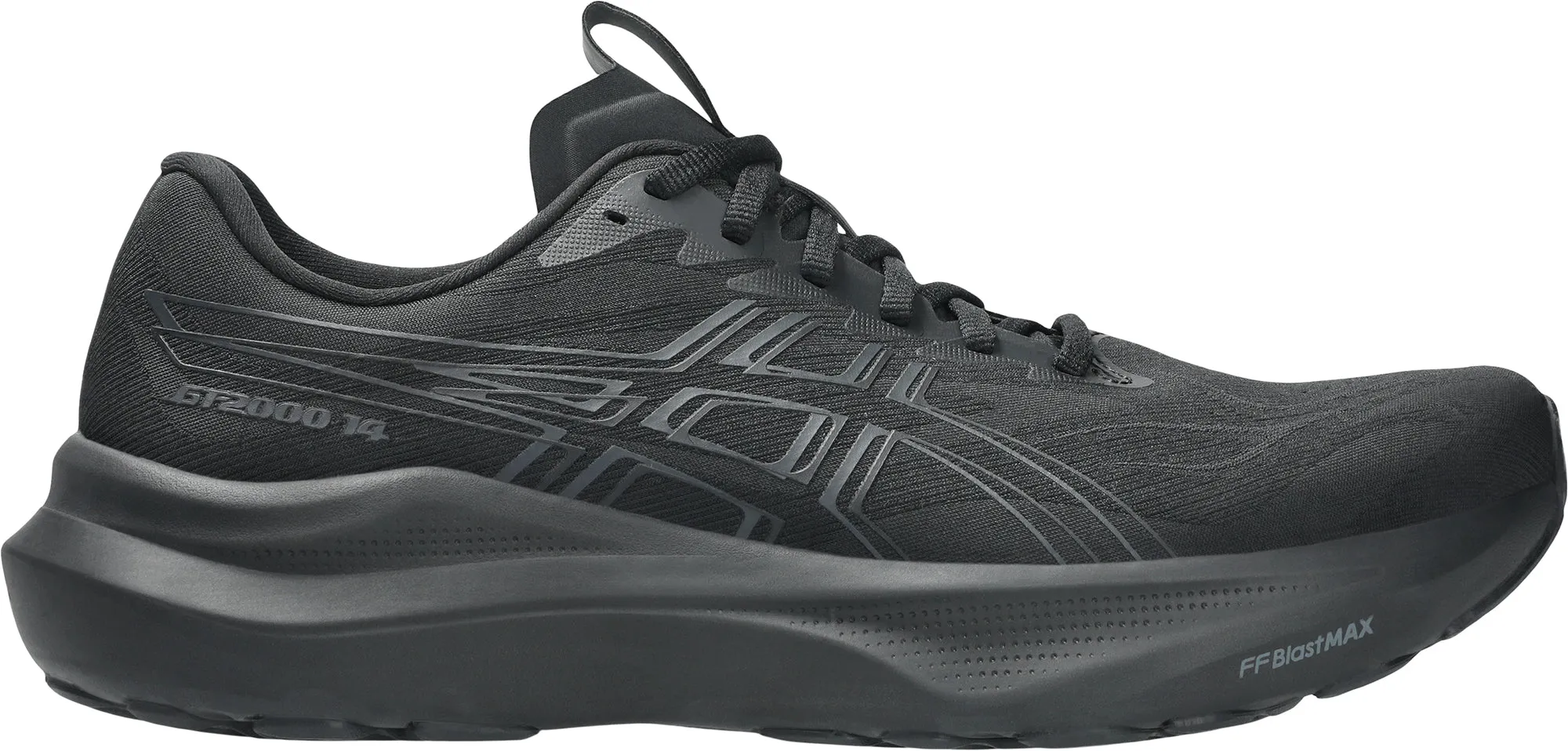 Asics GT 2000 14 Mens Running Shoes - Black Enhanced Stability Pods