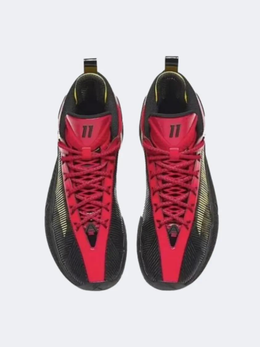 Form Ease night walk Anta Kt9 Men Basketball Shoes Black/Yellow/Red