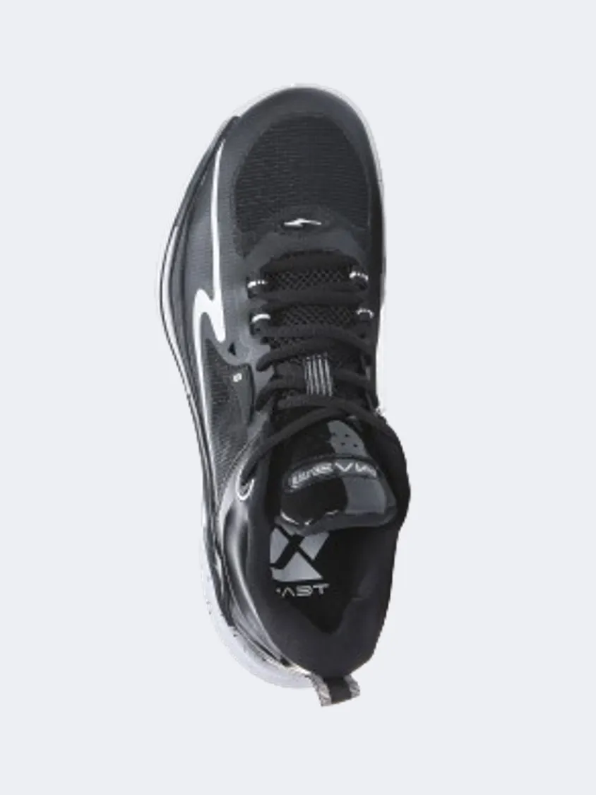 Erke Men Basketball Shoes Black/White Brave Walk Ankle wrap
