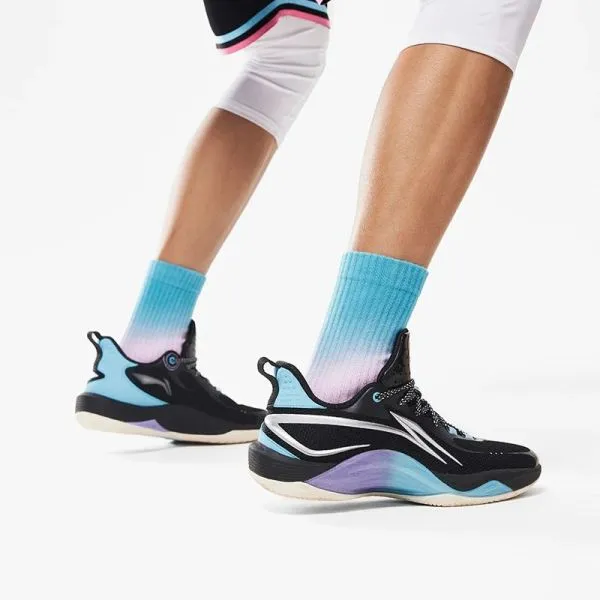 Fred VanVleet x Li-Ning Shining FVV PE Low - Little Ghost Flexible Knit Construction