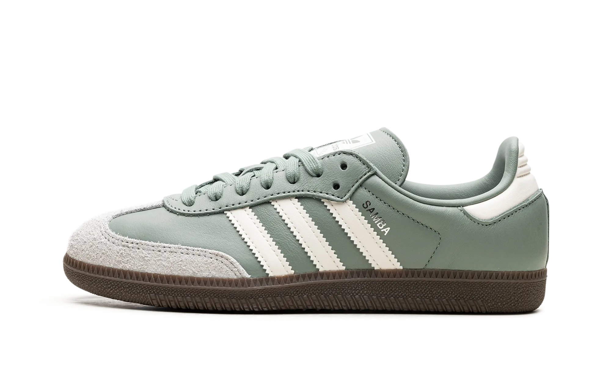 Samba OG "Silver Green Chalk White" Seamless Design