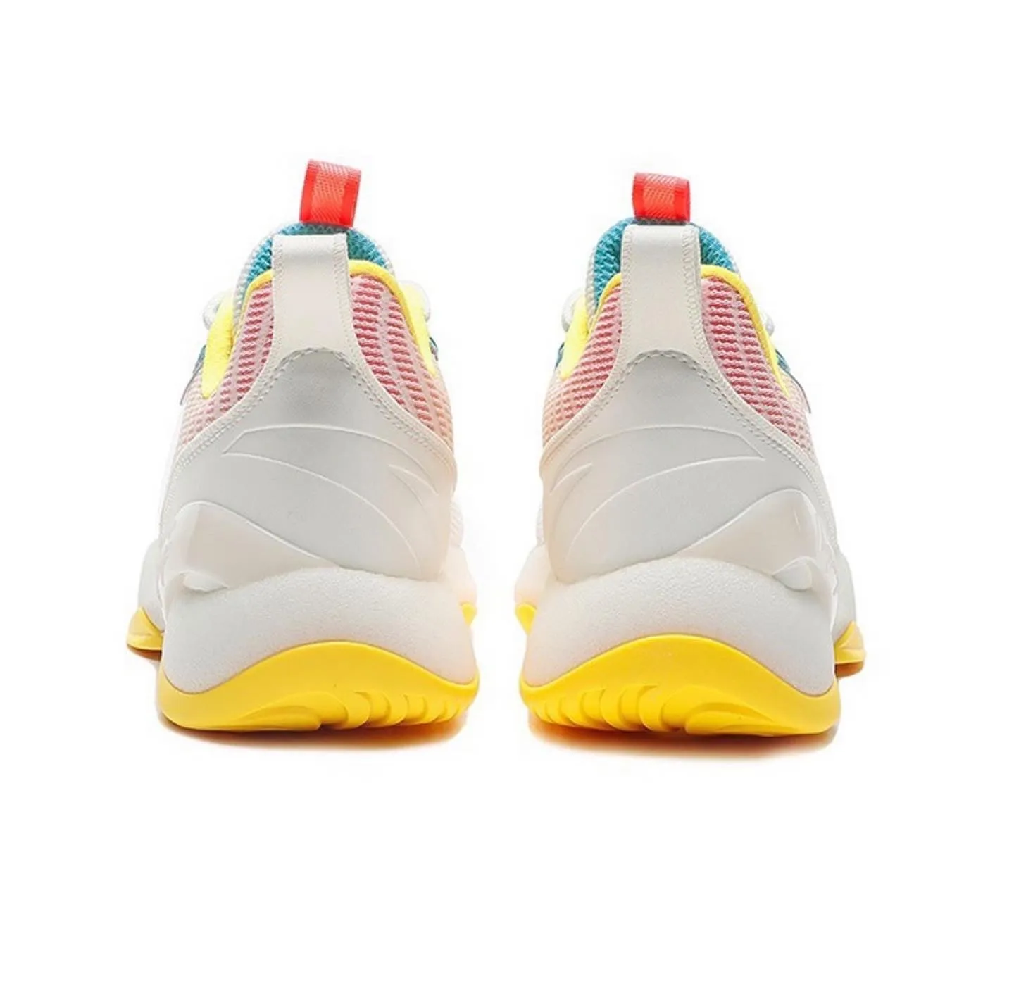 Anta Klay Thompson Light Cavalry 7 - White/Yellow Vertical Impact Zone