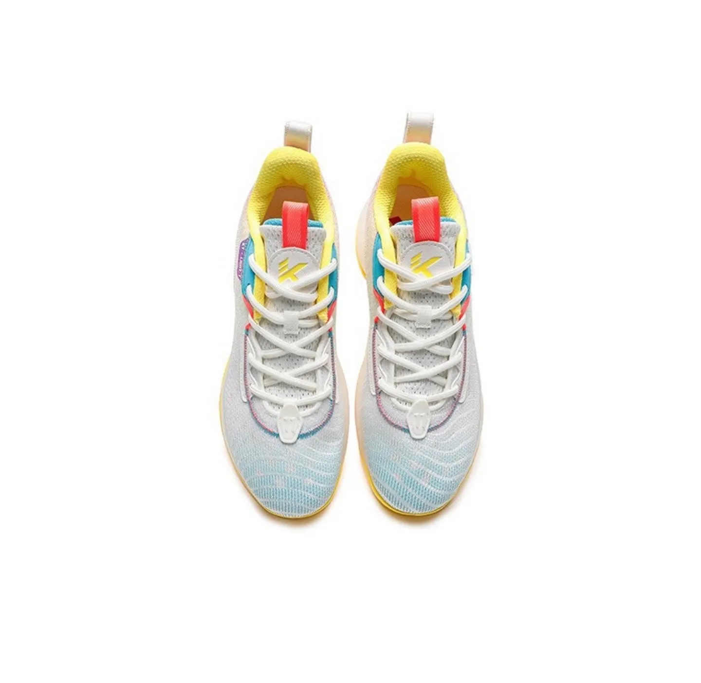 Flexible Upper Material Anta Klay Thompson Light Cavalry 7 - White/Yellow