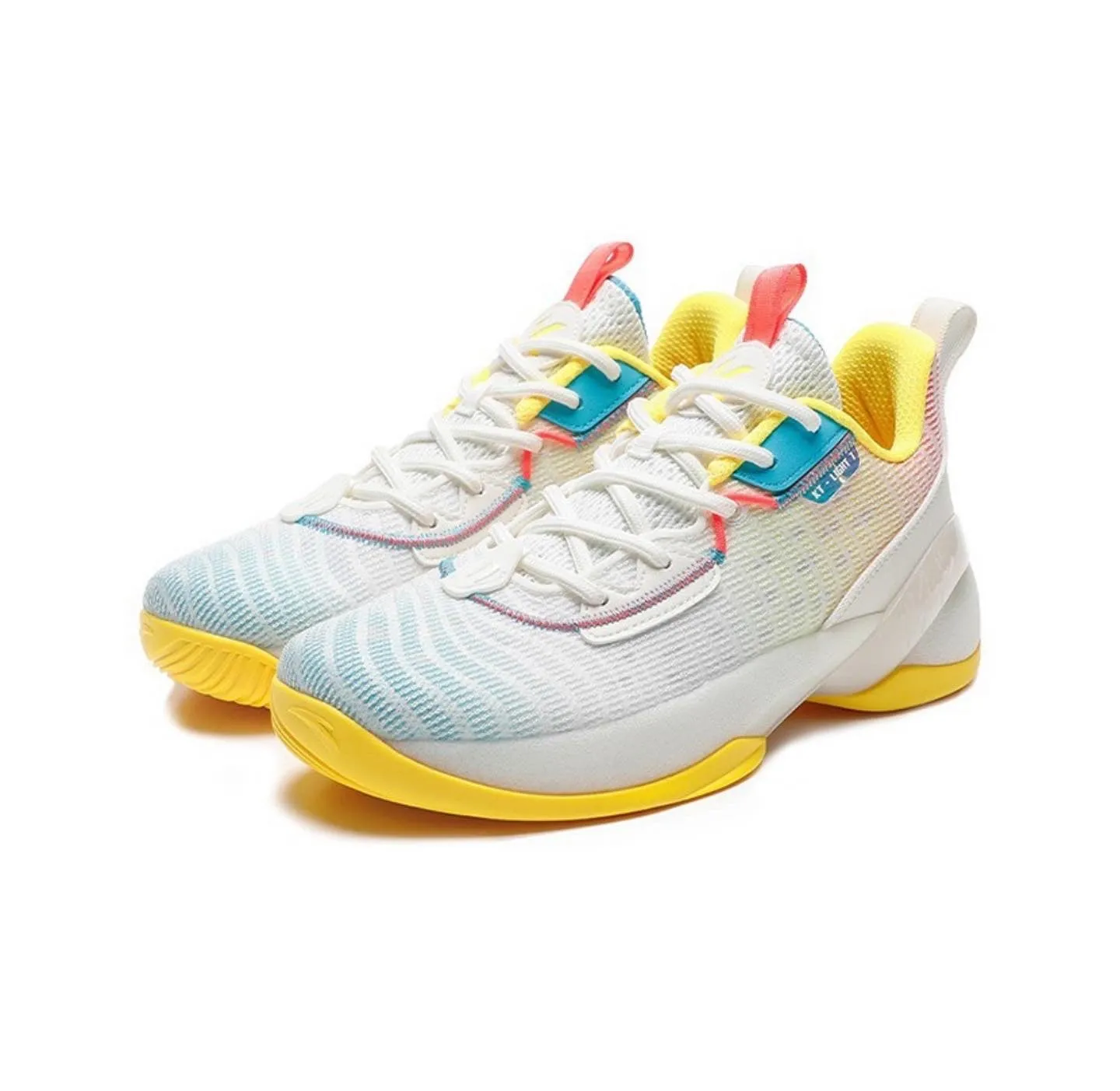 Ultra Responsive Airflow channels Anta Klay Thompson Light Cavalry 7 - White/Yellow