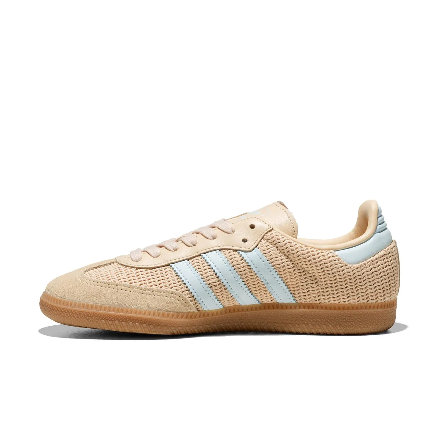 Comfort Upper Material Adidas Originals Samba OG W Core Black/Sand Strata/Sky Tint