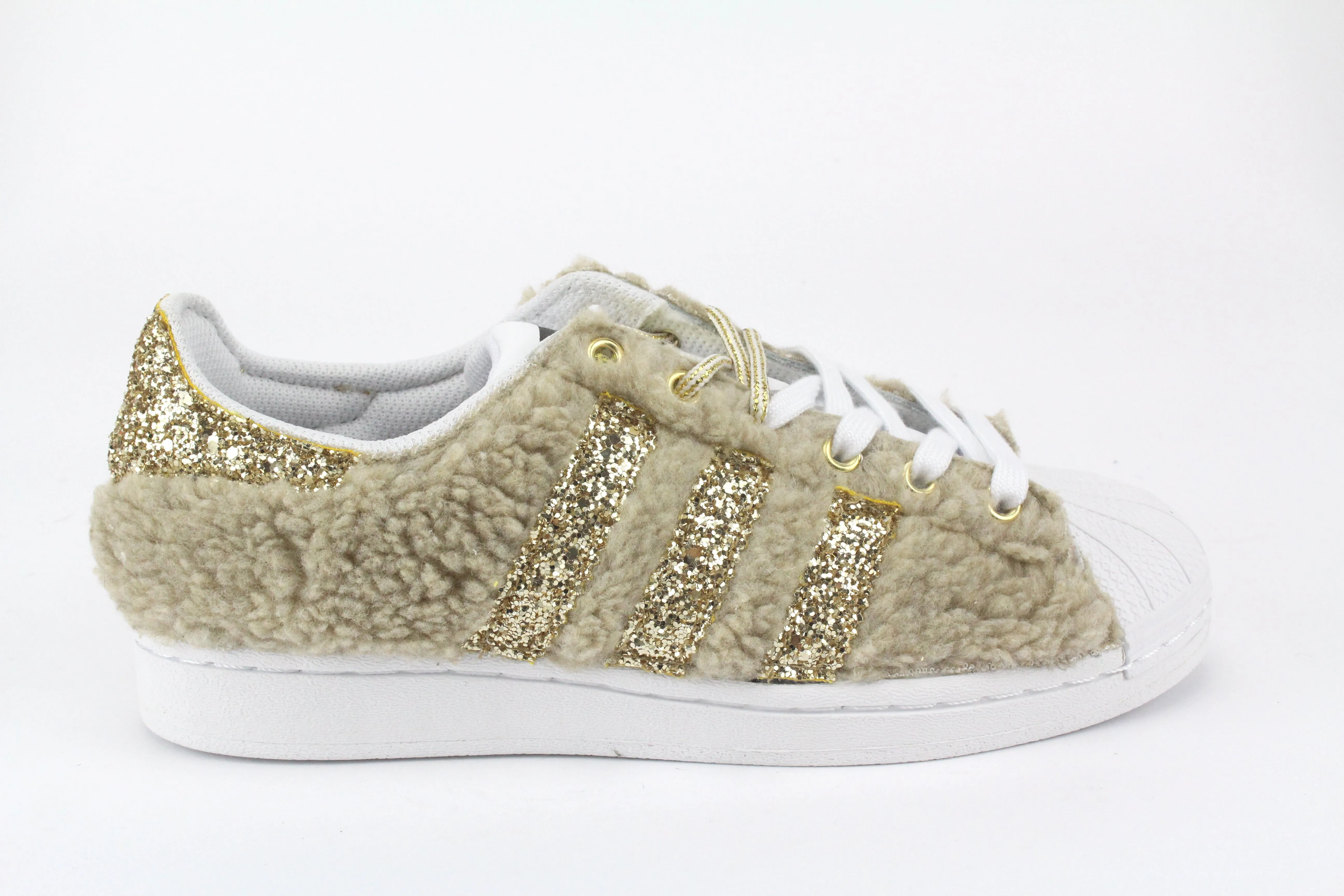 Adidas Superstar Lamb & Glitter Oro Quick Access