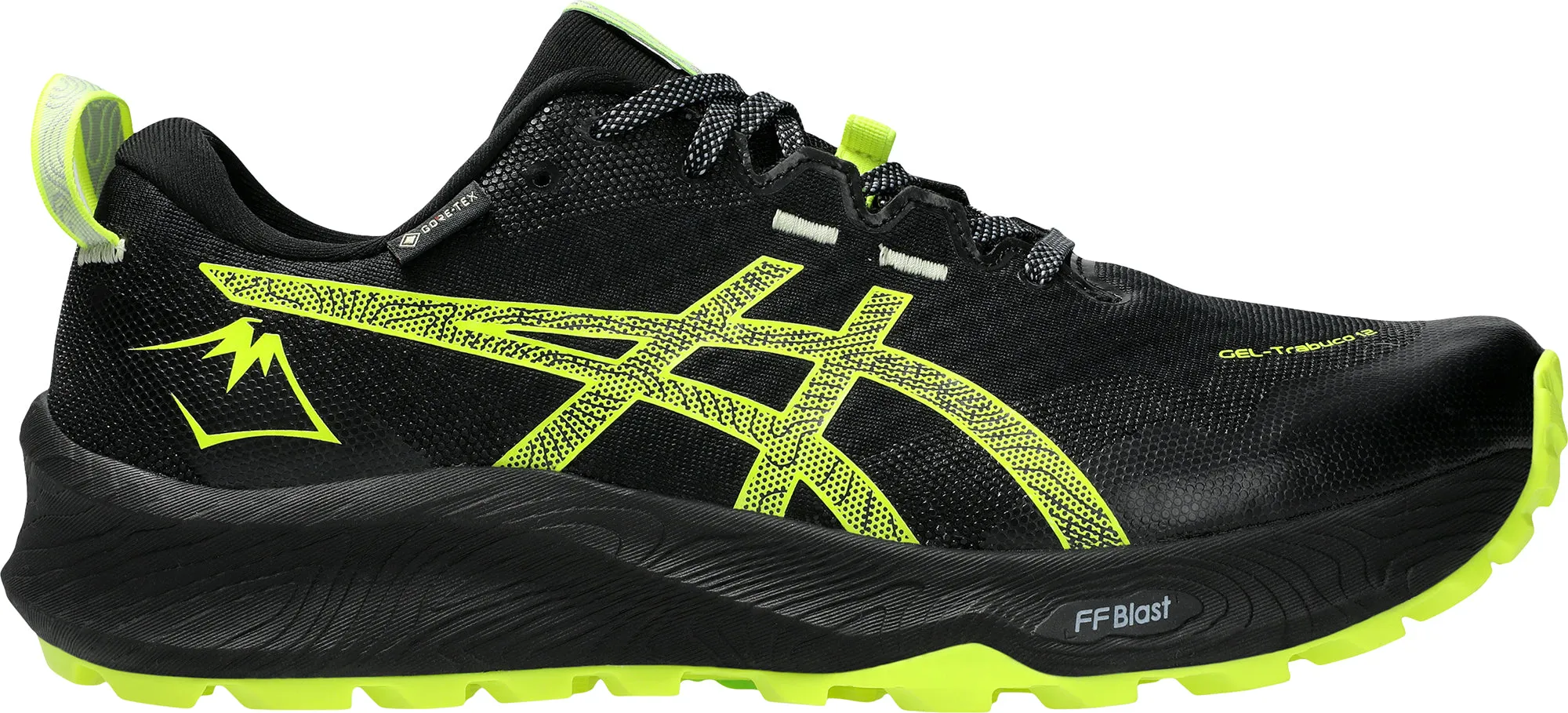 Asics Gel Trabuco 12 GORE-TEX Mens Trail Running Shoes - Black Breathable Insole Cover Outdoor Gear