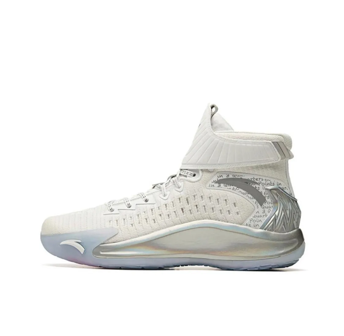Anta Men's Kt5-Remix ??Prototype?? Silver White Speed Agility Fit